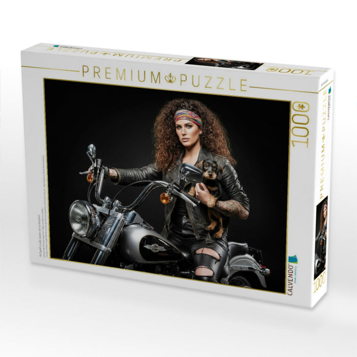 Auf geht's Lady, lassen wir es krachen! - CALVENDO Foto-Puzzle'