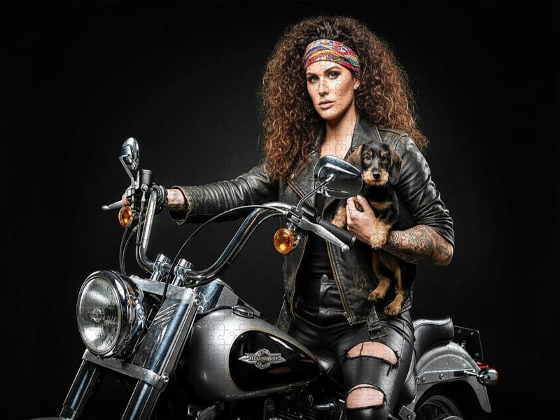 Auf geht's Lady, lassen wir es krachen! - CALVENDO Foto-Puzzle'