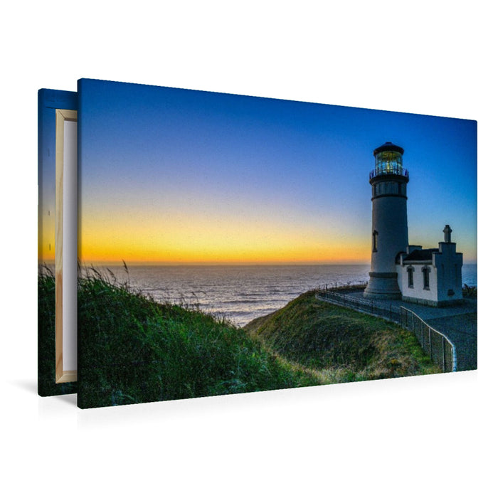 Premium Textil-Leinwand North Head Lighthouse