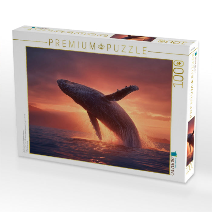 Buckelwal, wenn Giganten tanzen - CALVENDO Foto-Puzzle'