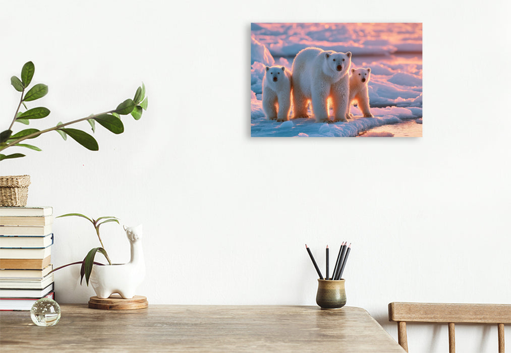 Premium Textil-Leinwand Ein Motiv aus dem Kalender Magie der Wildnis