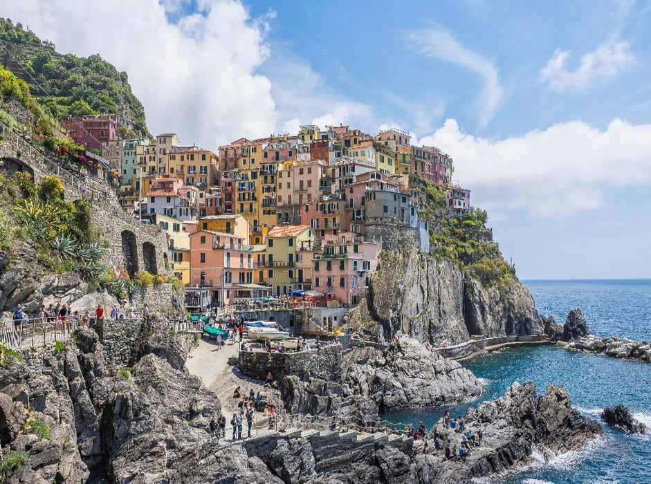 Le Cinque Terre, Riomaggiore, Italien - CALVENDO Foto-Puzzle'