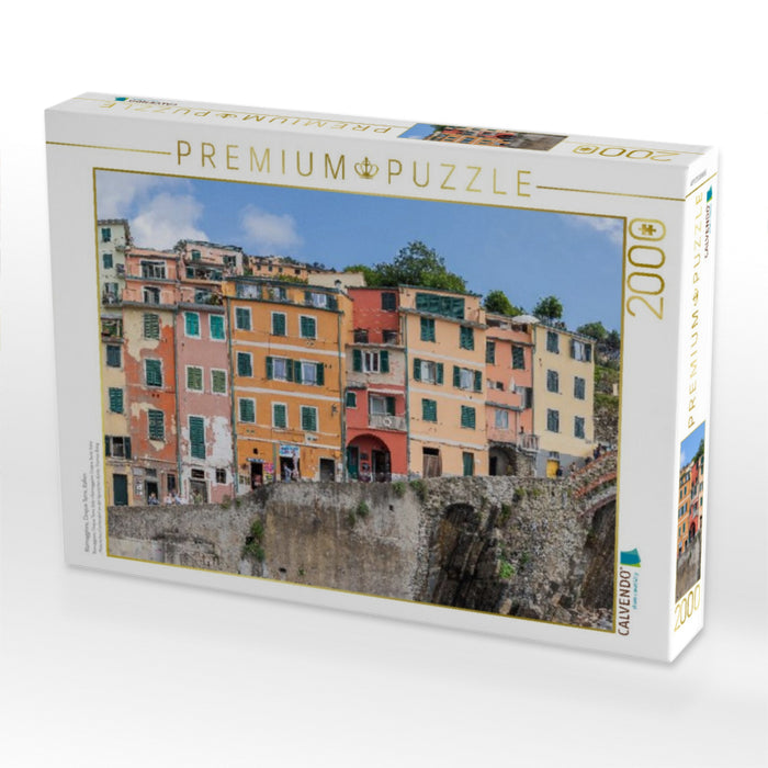 Riomaggiore, Cinque Terre, Italien - CALVENDO Foto-Puzzle'