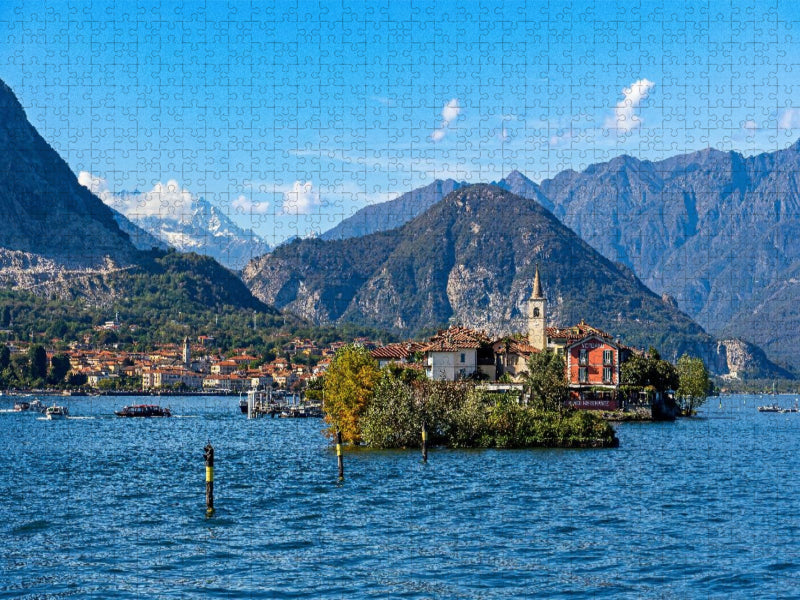 Blick auf die Isola dei Pescatori - CALVENDO Foto-Puzzle'