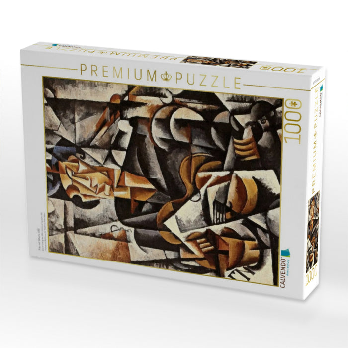 Frau mit Gitarre, 1915 - CALVENDO Foto-Puzzle'