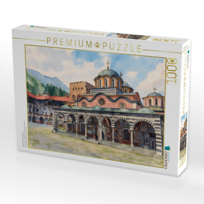Kloster Rila in Bulgarien - CALVENDO Foto-Puzzle'