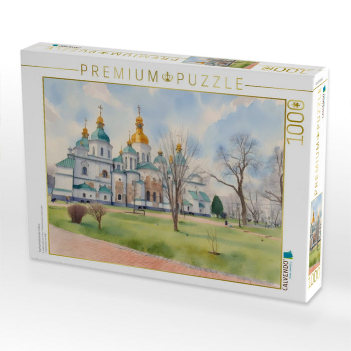Sophienkathedrale in Kiew - CALVENDO Foto-Puzzle'