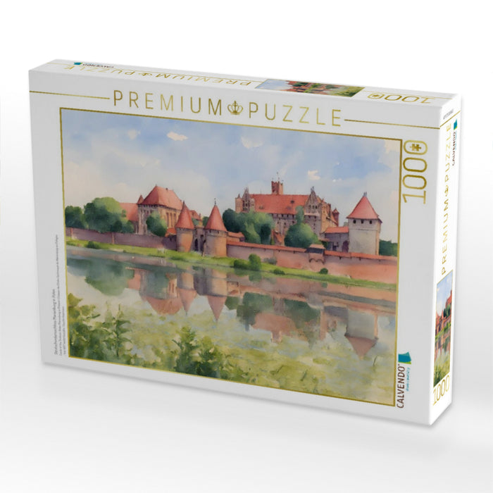 Deutschordensschloss Marienburg in Polen - CALVENDO Foto-Puzzle'
