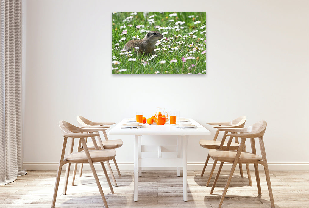 Premium Textil-Leinwand Immer wieder lecker