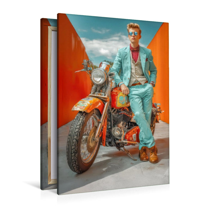 Premium Textil-Leinwand Superreiche