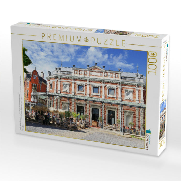 Spa in Belgien, Brasserie im ehemaligen 'Pavillon des petits jeux' - CALVENDO Foto-Puzzle'