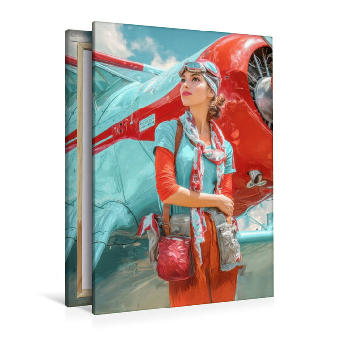 Premium Textil-Leinwand Superreiche