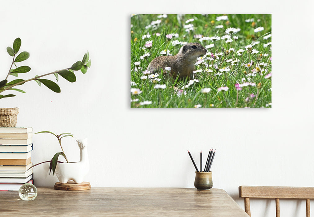 Premium Textil-Leinwand Immer wieder lecker