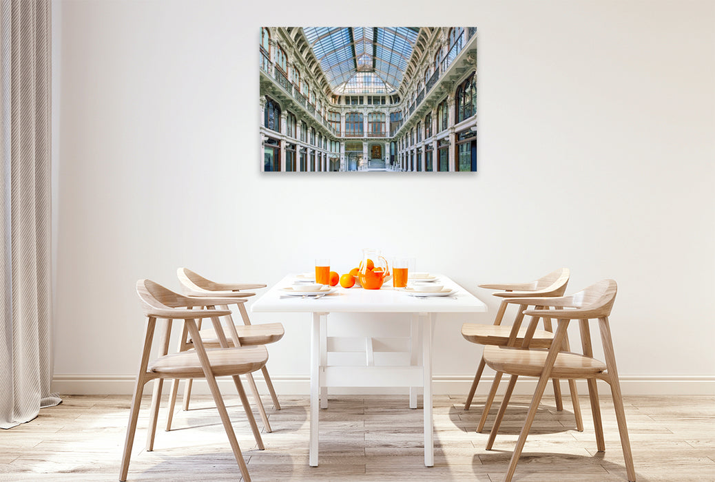 Premium Textil-Leinwand Galleria Subalpina