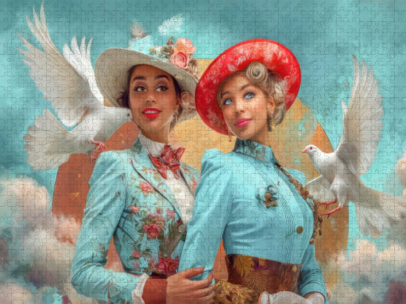 Dandy und Retro Vintage - CALVENDO Foto-Puzzle'