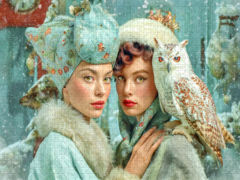 Dandy und Retro Vintage - CALVENDO Foto-Puzzle'