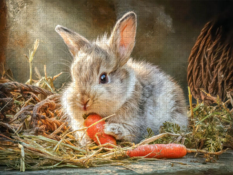 Kaninchenportraits - CALVENDO Foto-Puzzle'