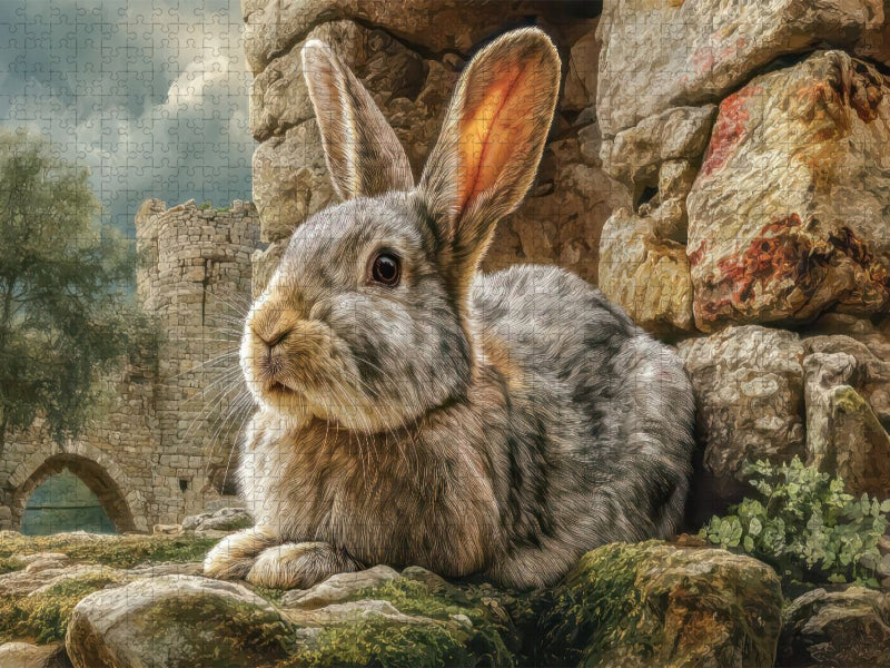 Kaninchenportraits - CALVENDO Foto-Puzzle'