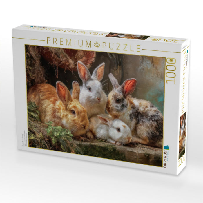 Kaninchenportraits - CALVENDO Foto-Puzzle'