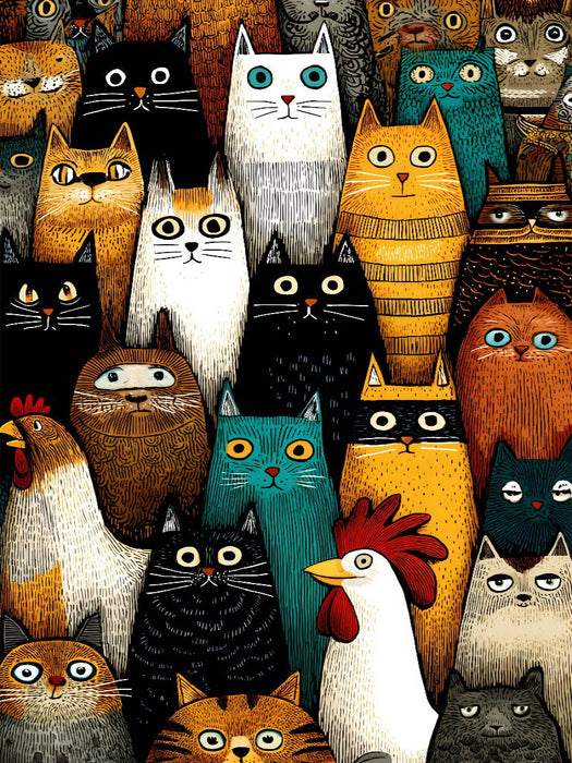 Ein Motiv aus dem Kalender "Folk Art Seasons" - CALVENDO Foto-Puzzle'