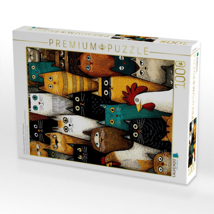 Ein Motiv aus dem Kalender "Folk Art Seasons" - CALVENDO Foto-Puzzle'