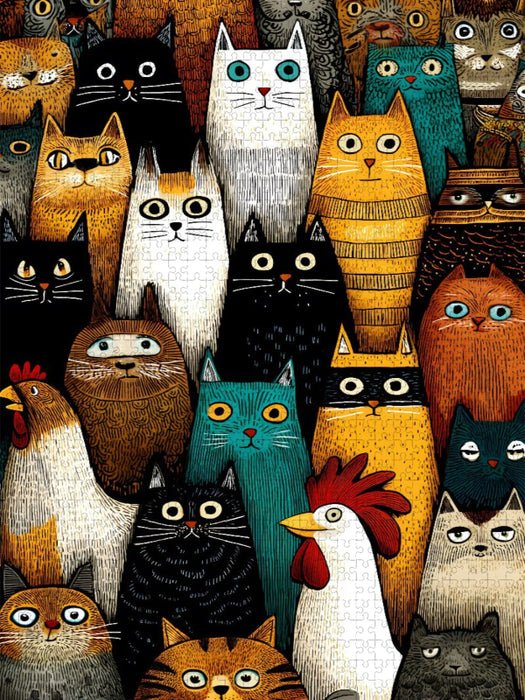 Ein Motiv aus dem Kalender "Folk Art Seasons" - CALVENDO Foto-Puzzle'