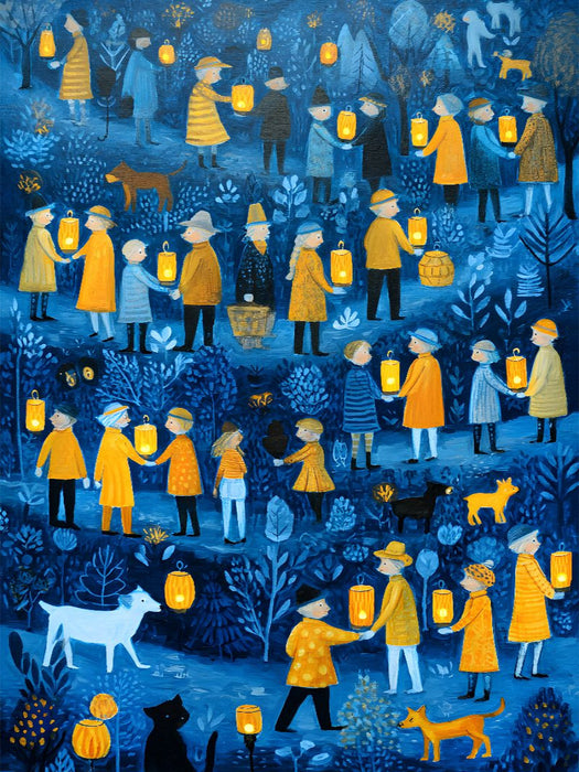 Ein Motiv aus dem Kalender "Folk Art Seasons" - CALVENDO Foto-Puzzle'