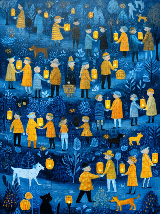 Ein Motiv aus dem Kalender "Folk Art Seasons" - CALVENDO Foto-Puzzle'