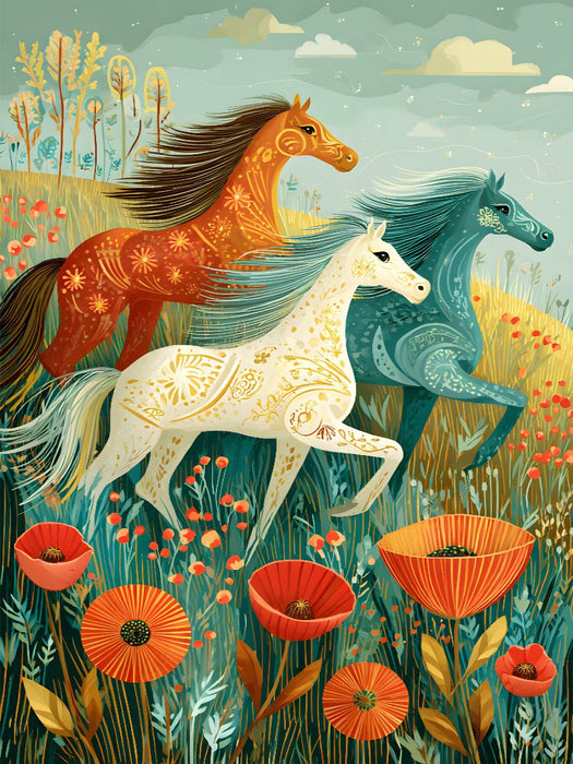 Ein Motiv aus dem Kalender "Folk Art Seasons - CALVENDO Foto-Puzzle'