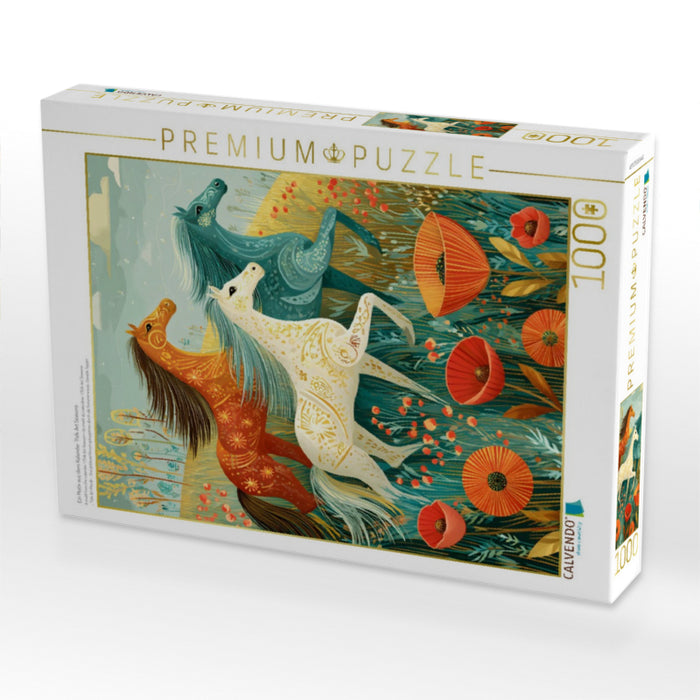 Ein Motiv aus dem Kalender "Folk Art Seasons - CALVENDO Foto-Puzzle'