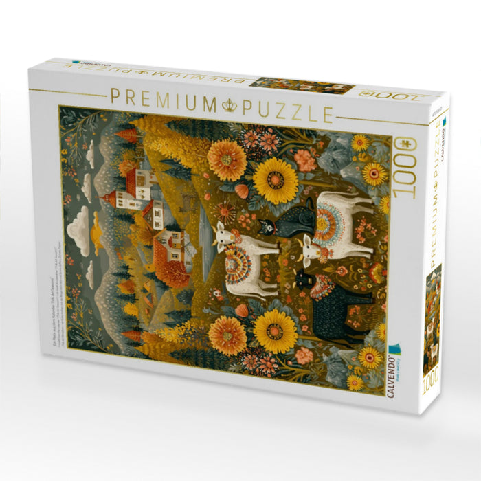 Ein Motiv aus dem Kalender "Folk Art Seasons" - CALVENDO Foto-Puzzle'