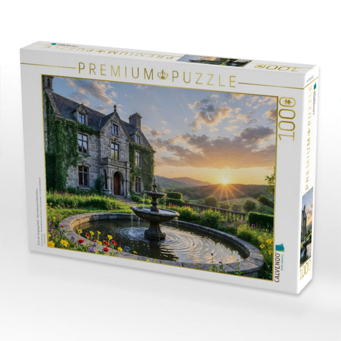 Echo der Vergangenheit – Das verlassene Herrenhaus - CALVENDO Foto-Puzzle'