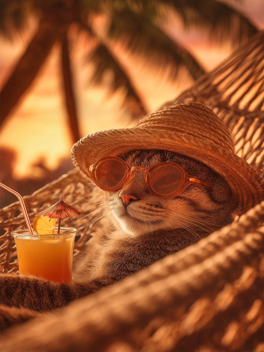 Pfoten hoch Urlaubsmodus aktiviert - CALVENDO Foto-Puzzle'