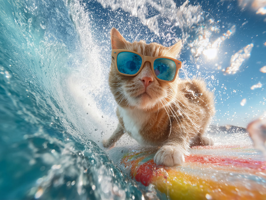 Sommer, Sonne, Katzenjammer und jede Menge Stil - CALVENDO Foto-Puzzle'