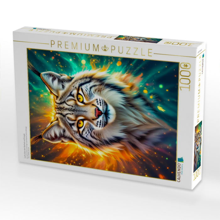 Luchs Geist der Klarheit und Energie - CALVENDO Foto-Puzzle'
