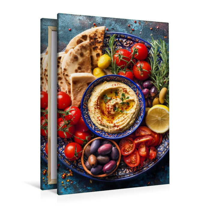 Premium Textil-Leinwand Ein Motiv aus dem Kalender Taste the World