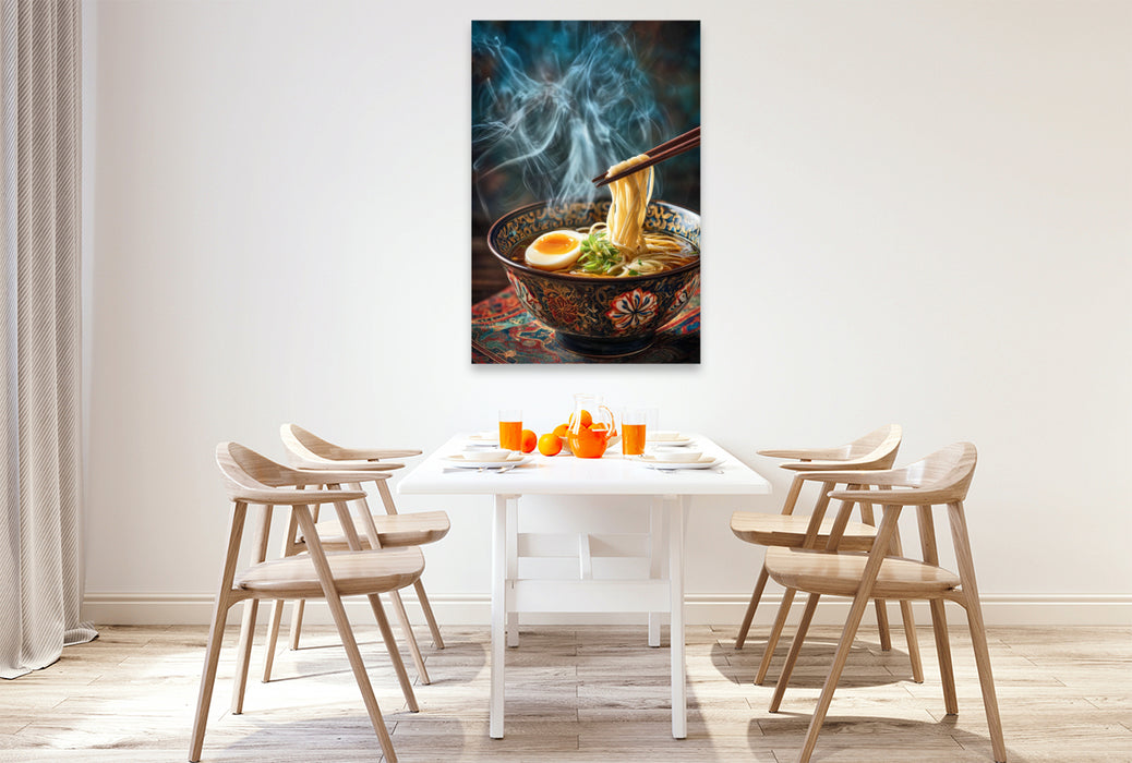 Premium Textil-Leinwand Ein Motiv aus dem Kalender Taste the World