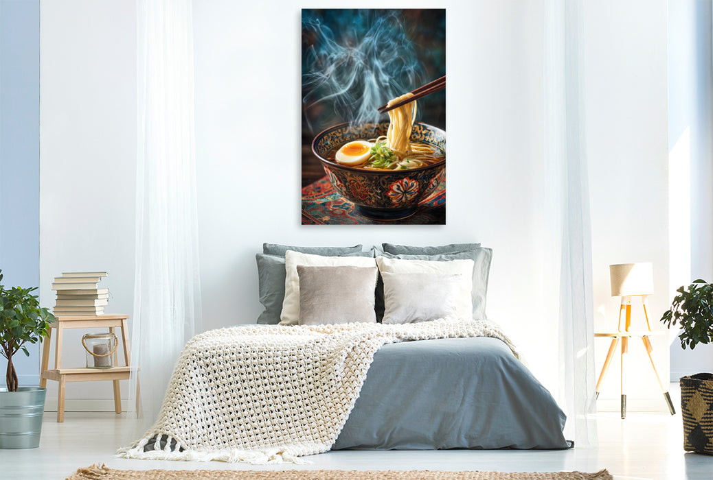 Premium Textil-Leinwand Ein Motiv aus dem Kalender Taste the World