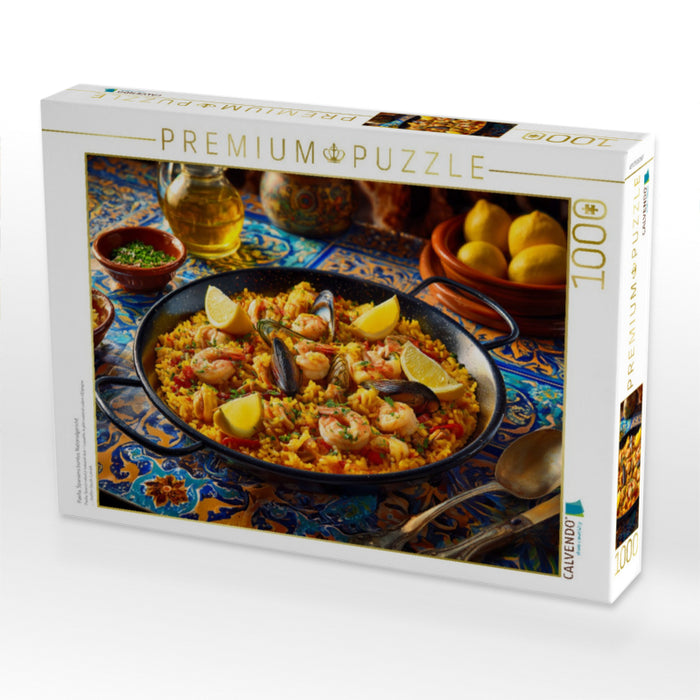 Paella, Spaniens buntes Nationalgericht - CALVENDO Foto-Puzzle'