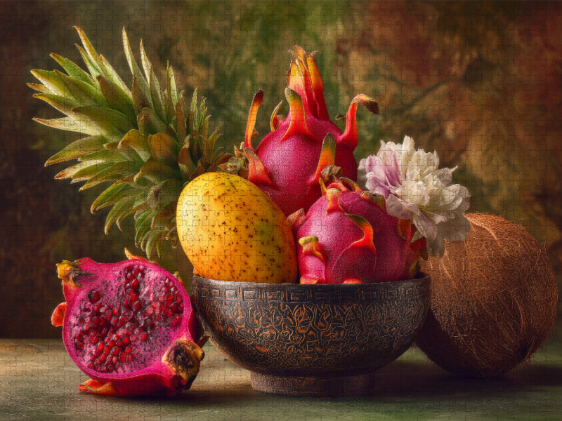 Tropische Früchte, Farben des Sommers - CALVENDO Foto-Puzzle'
