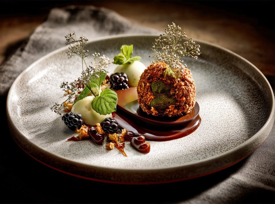 Fine Dining, kulinarische Kunst auf dem Teller - CALVENDO Foto-Puzzle'