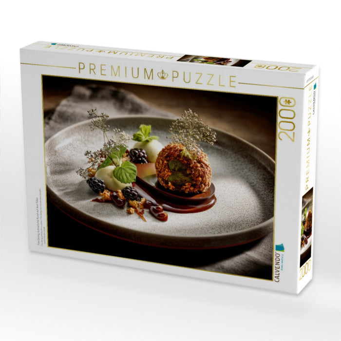 Fine Dining, kulinarische Kunst auf dem Teller - CALVENDO Foto-Puzzle'