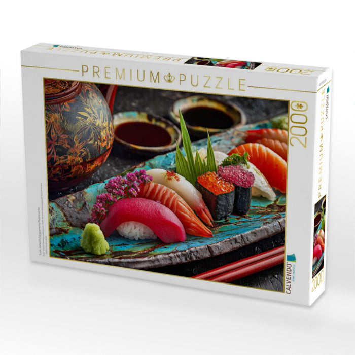 Sushi, farbenfrohe japanische Meisterwerke - CALVENDO Foto-Puzzle'