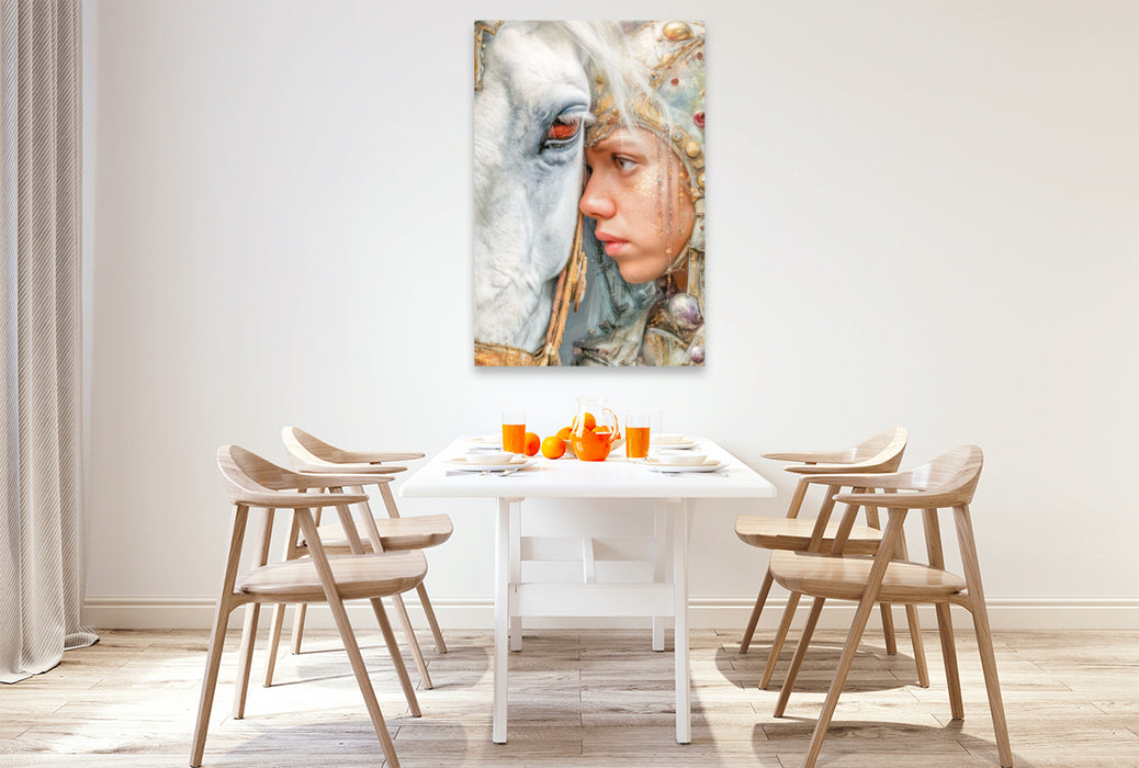 Premium Textil-Leinwand Sphären der Fantasie