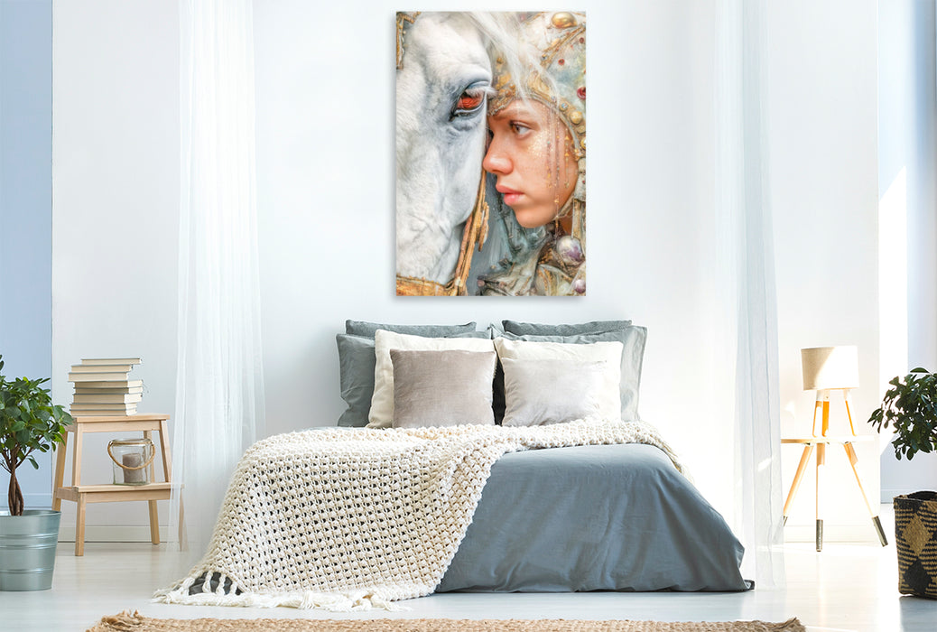 Premium Textil-Leinwand Sphären der Fantasie