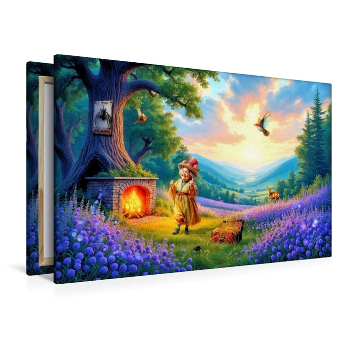 Premium Textil-Leinwand Ach wie gut, dass niemand weiß...