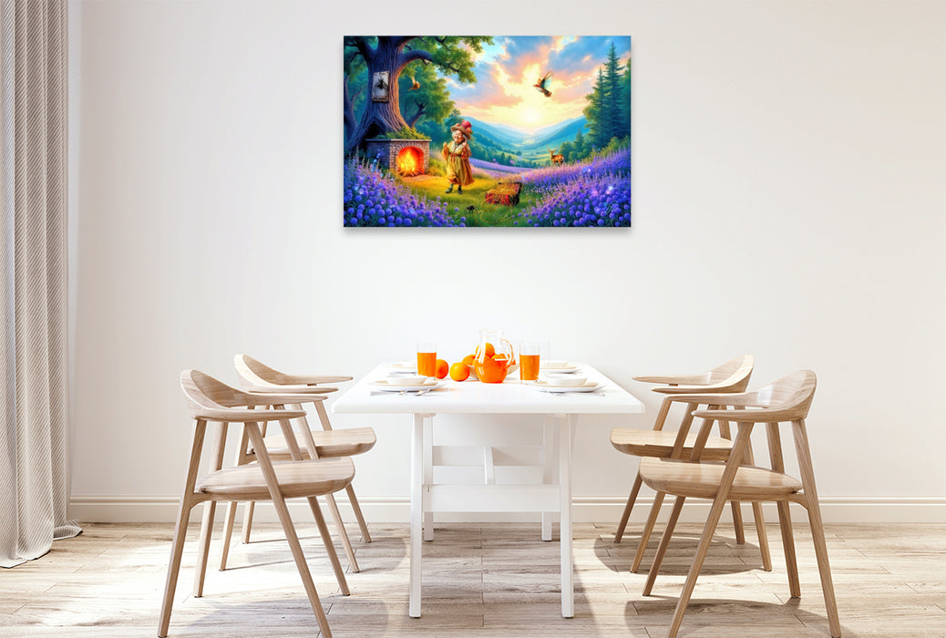 Premium Textil-Leinwand Ach wie gut, dass niemand weiß...