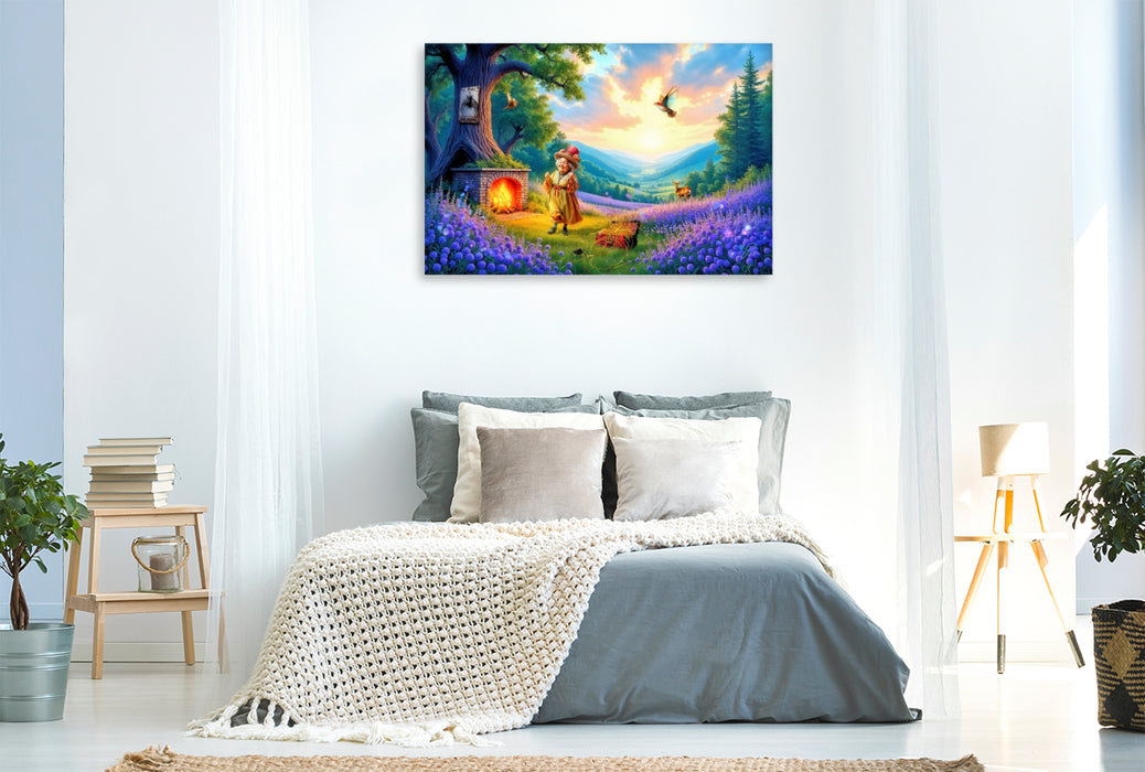 Premium Textil-Leinwand Ach wie gut, dass niemand weiß...