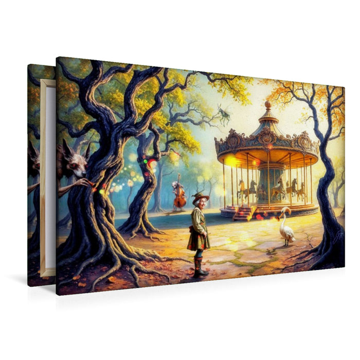 Premium Textil-Leinwand Auf zur nächsten Runde!