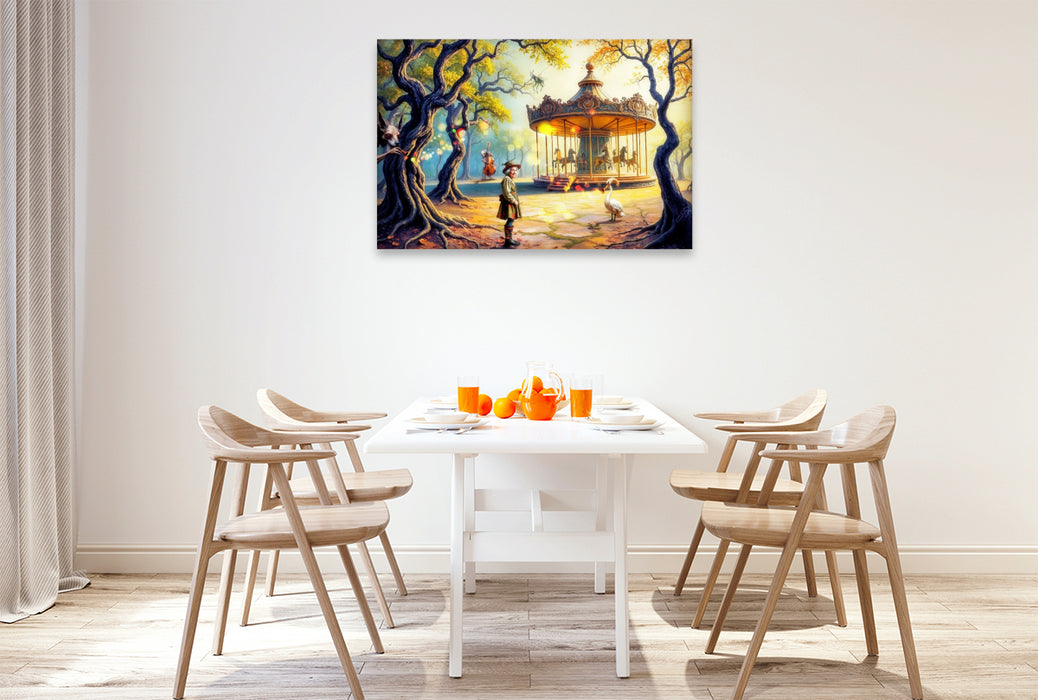 Premium Textil-Leinwand Auf zur nächsten Runde!